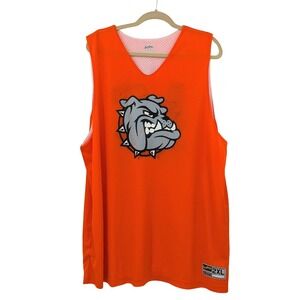 Eastbay Reversible Basketball Practice Jersey Orange Bulldog Graphic 2XL